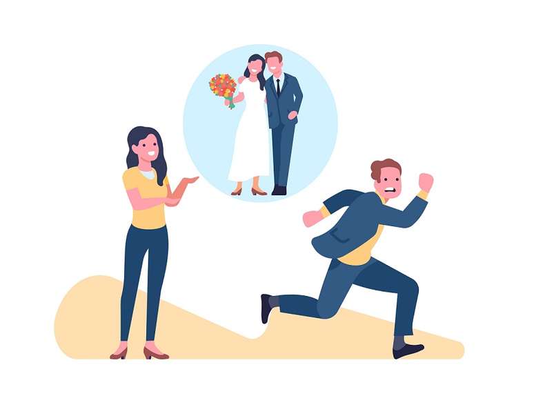 Do you have commitment phobia?  See symptoms and signs