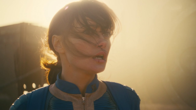 Ella Purnell interpreta Lucy, que sai de seu abrigo nuclear, a Vault 33, para explorar a Wasteland de Fallout