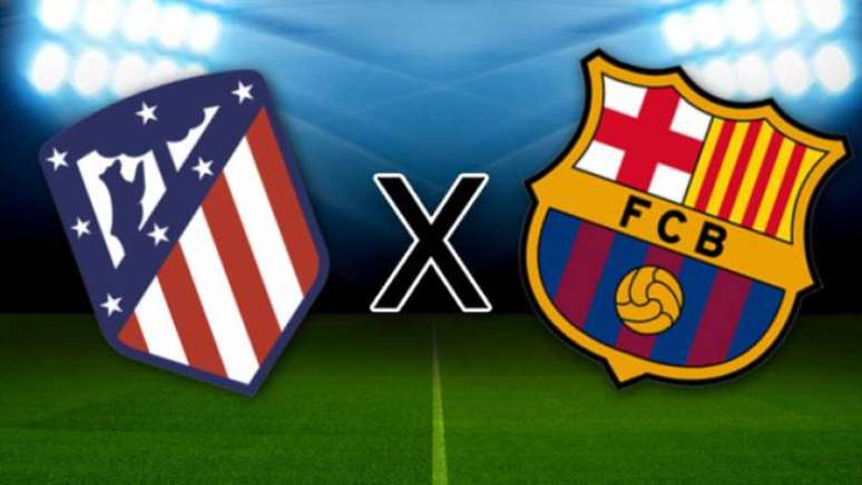 Atlético de Madrid e Barcelona duelam para buscando aproximação dos líderes do campeonato.