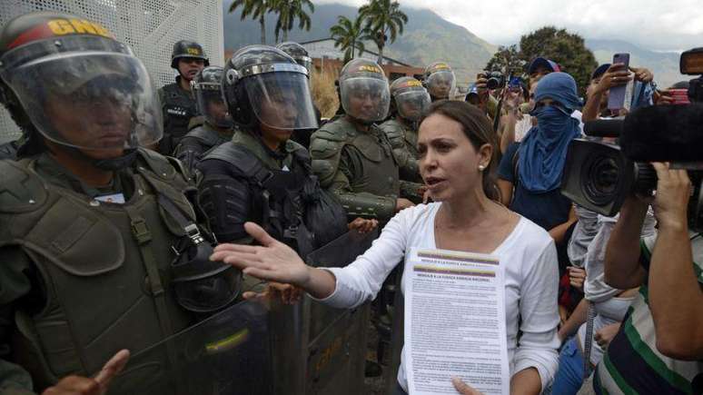 Machado tem sido um dos principais promotores da mobilização social nos últimos anos na Venezuela.