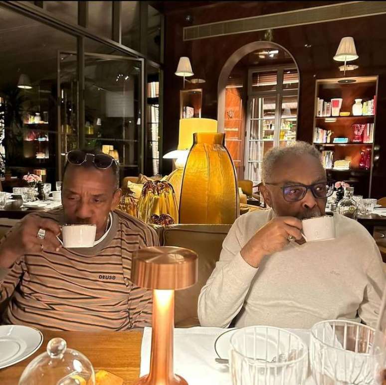 Jorge Ben Jor e Gilberto Gil em encontro