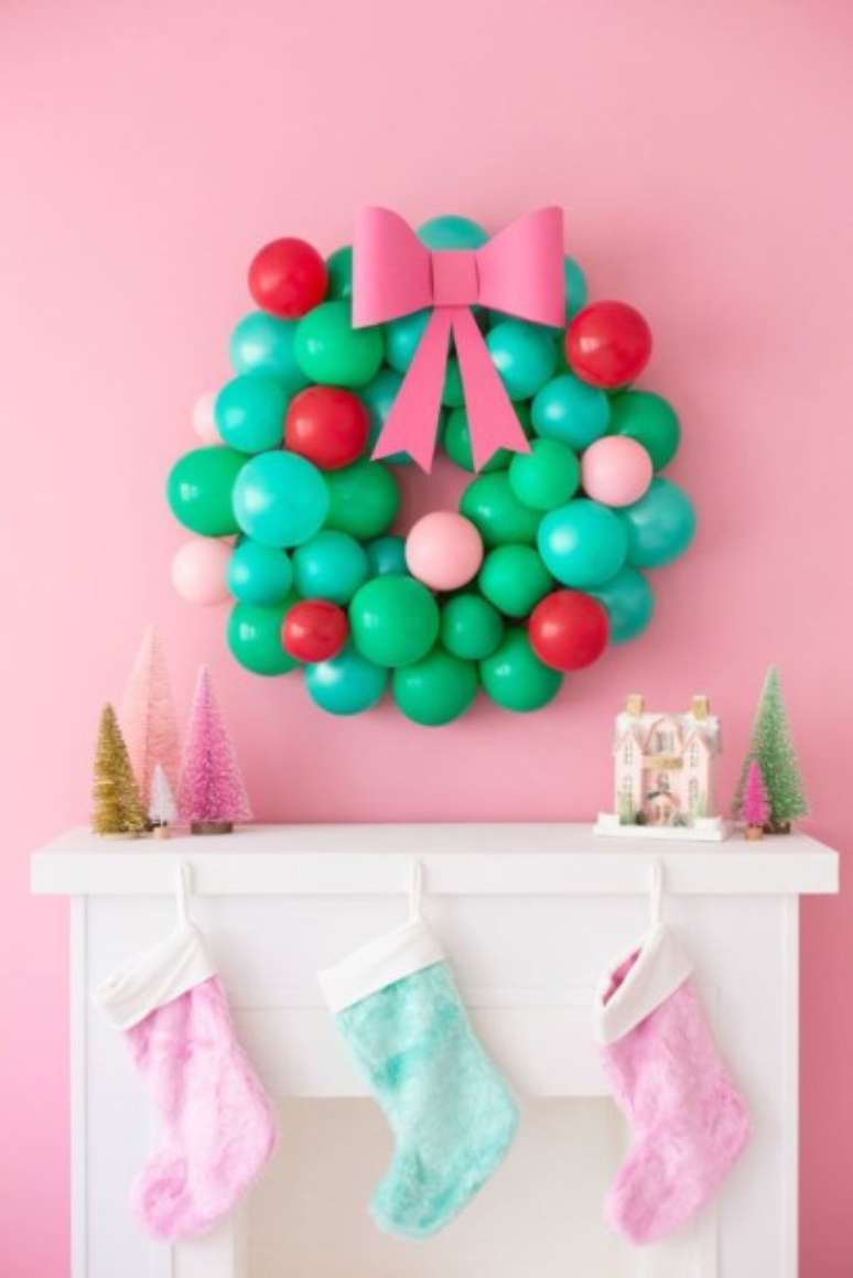 A decoração com balões não precisa ser restrita às festinhas de aniversário.