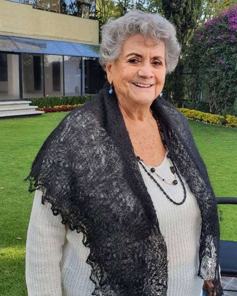 Queta Lavat em imagem divulgada nas redes sociais em 2021. A atriz mexicana morreu aos 94 anos.