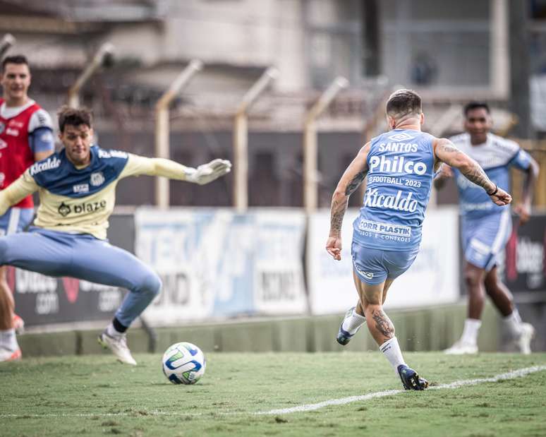 Com dúvidas, Santos finaliza preparação para jogo decisivo contra o  Fortaleza; veja provável escalação