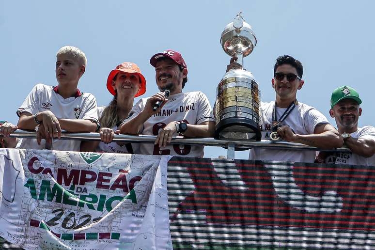 Fluminense celebra título da Libertadores 