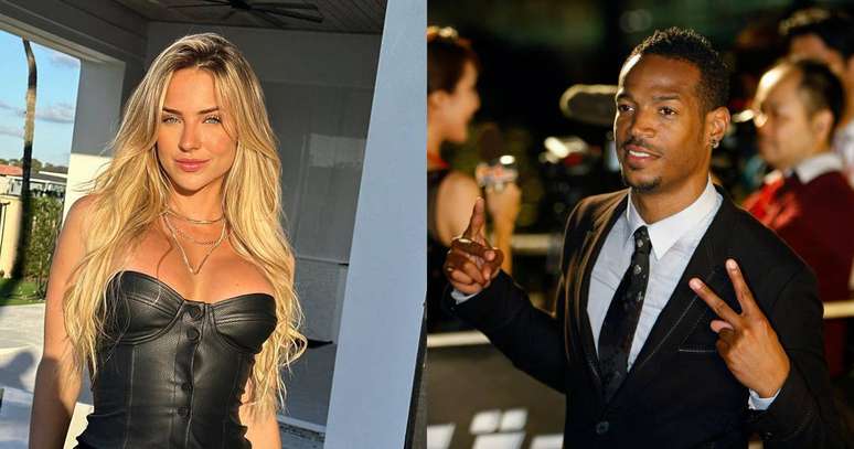 Marlon Wayans e Gabi Martins são flagrados aos beijos na Farofa da Gkay