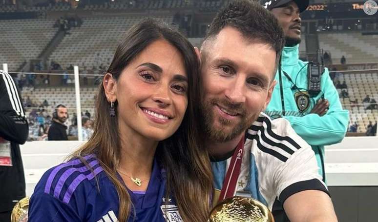 Antonella Roccuzzo afasta crise com Messi.