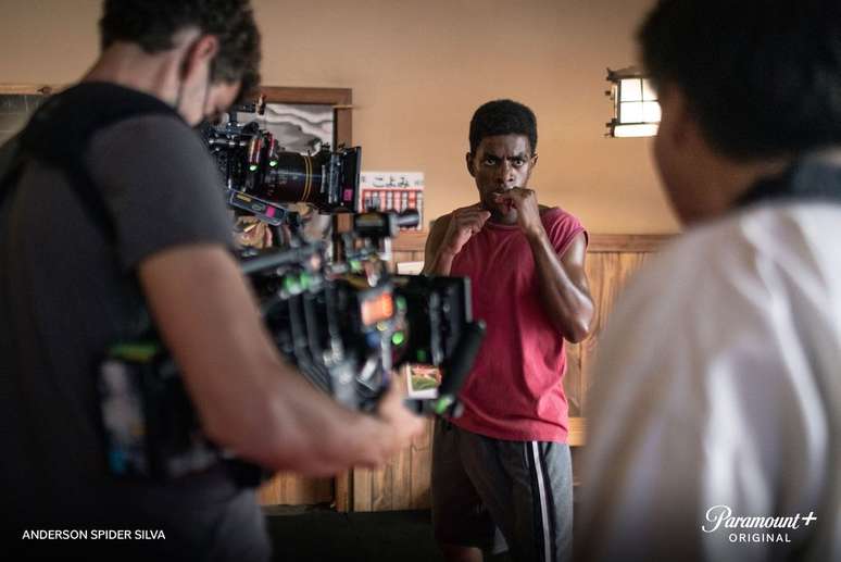 Caito Ortiz se preocupou em filmar o sentimento de Anderson nas lutas. (Imagem:Divulgação/Paramount+)