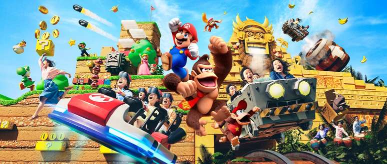 Área de Donkey Kong chega ao Super Nintendo World em 2024.