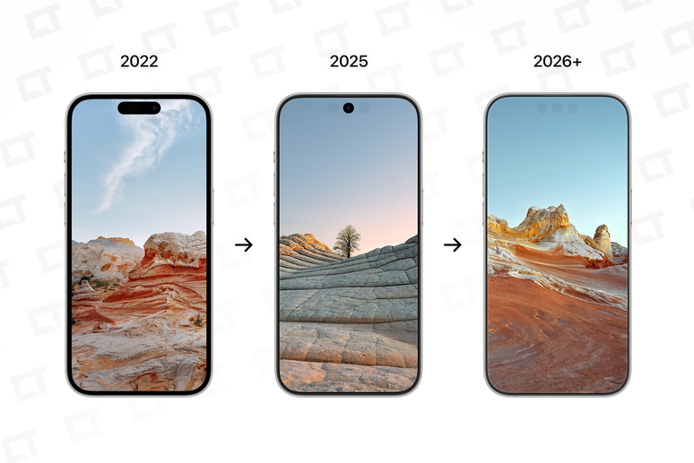 Transição da Apple para a câmera sob a tela deve incluir estreia de iPhone com Face ID invisível em 2025 (Imagem: Victor Carvalho/Canaltech)