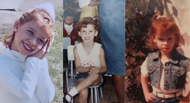 A m&atilde;e de Aurora, Day Sanches, na inf&acirc;ncia