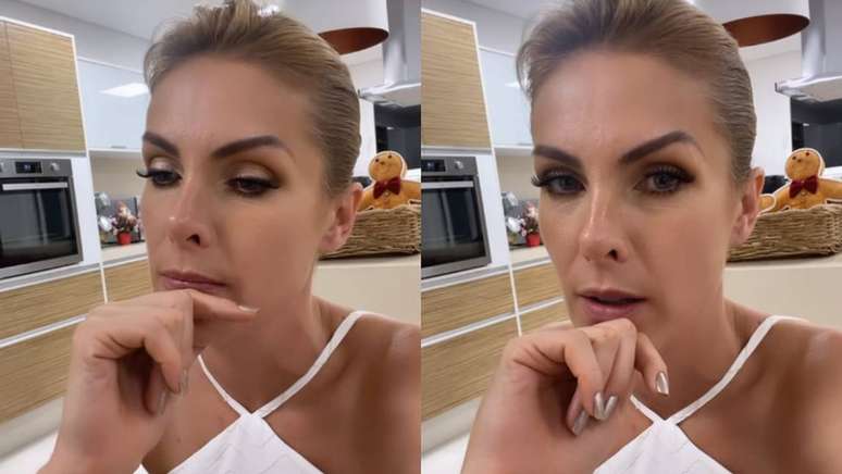 Ana Hickmann em vídeo publicado nos stories do Instagram