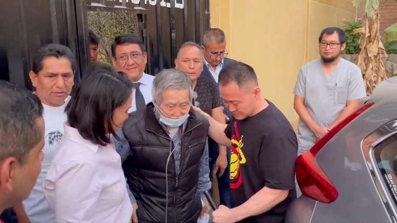 Fujimori se encontrou com os filhos ao deixar a prisão