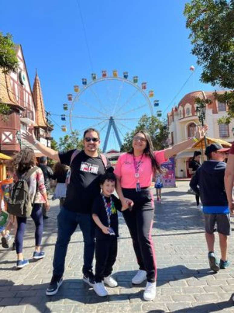 Taciana Oliveira &eacute; m&atilde;e de Pedro Victor, de cinco anos