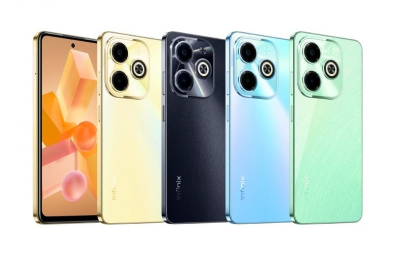 HOT 40i estreia em breve com câmera dupla traseira, chip de entrada e variedade de cores (Imagem: Reprodução/Infinix)