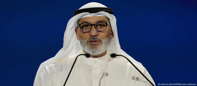 O secretário geral da Organização dos Países Exportadores de Petróleo (Opep), Haitham al-Ghais: lobby dos combustíveis fósseis na Conferência do Clima em Dubai