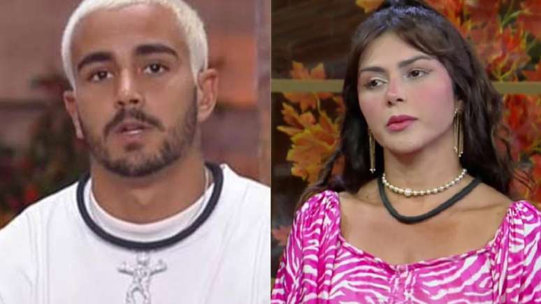 Yuri e Nadja em 'A Fazenda 15'. Reprodução/ Record