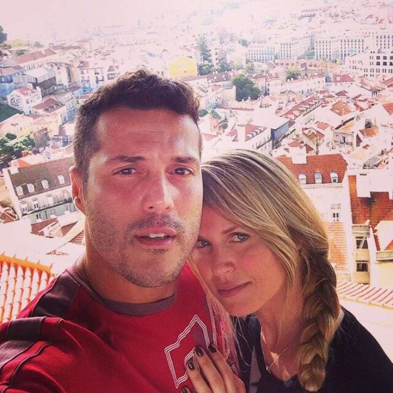 Julio Cesar e Susana Werner são casados desde 2002 e têm dois filhos juntos