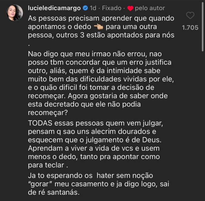 Graciele Lacerda admite perfil fake 'para se defender' e filho de Zezé Di  Camargo expõe ataques - Estadão