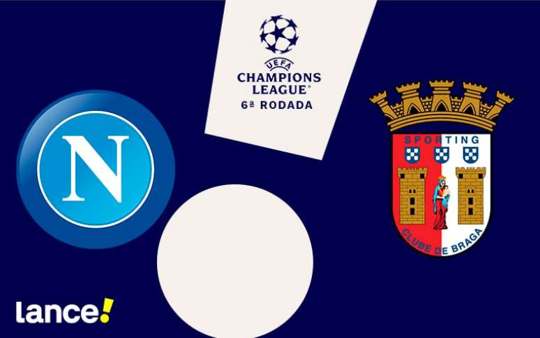 Napoli x Braga: onde assistir ao vivo, horário e prováveis escalações do  jogo pela Champions League