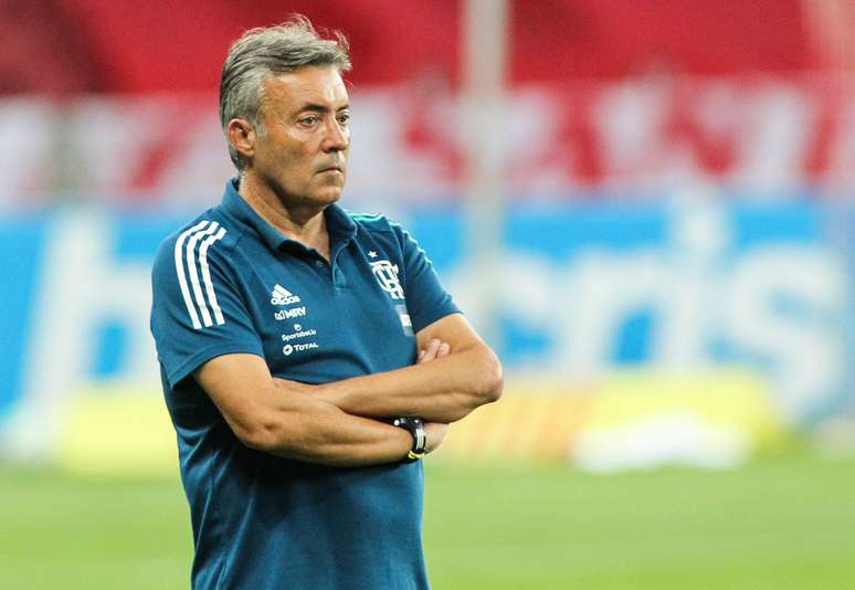 Domenec no comando do Flamengo, em 2020 - 