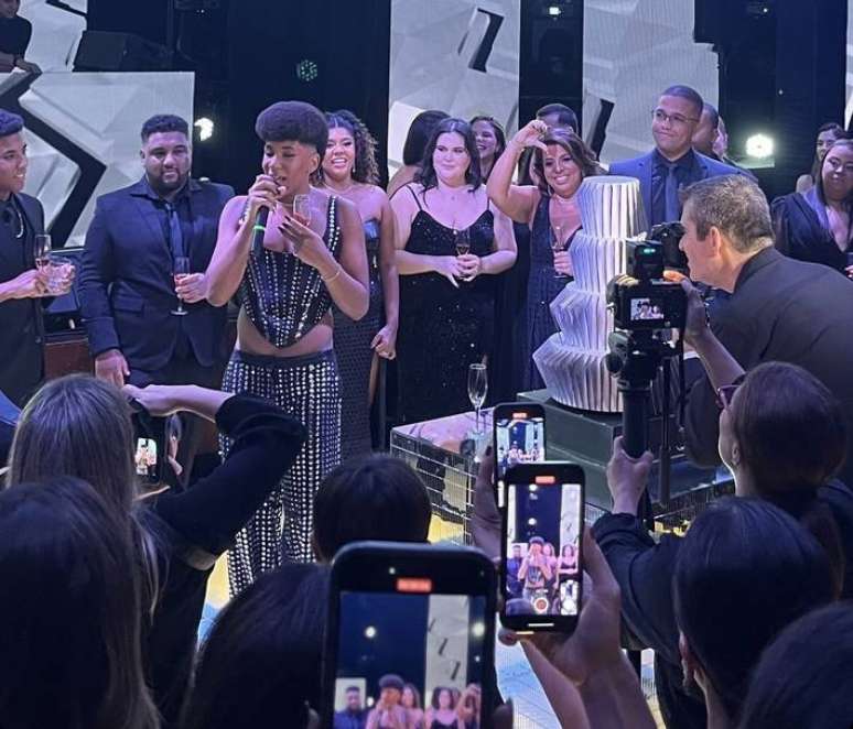 Pedro Moraes na sua festa de 15 no Copacabana Palace