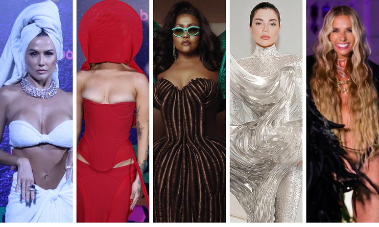 Looks diferent&otilde;es das famosas (Fotos: Ag&ecirc;ncia Brazil News/Reprodu&ccedil;&atilde;o/Instagram)