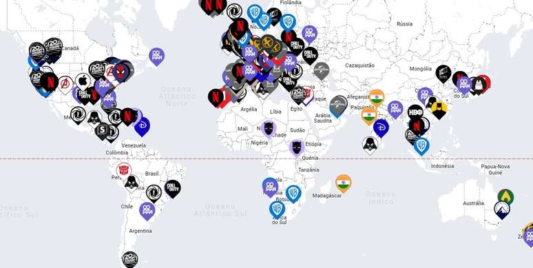 CineMapper: site mostra locais de filmagens famosas