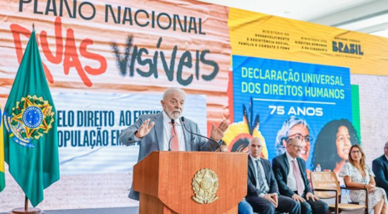 Lula anuncia investimento de R$ 1 bilhão em programa destinado para população em situação de rua