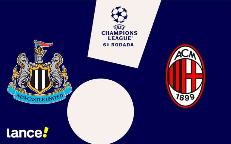 Newcastle x Milan: onde assistir ao vivo, horário e prováveis escalações do  jogo pela Champions League