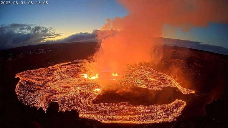 Vulcão Kilauea entra em erupção no Havaí