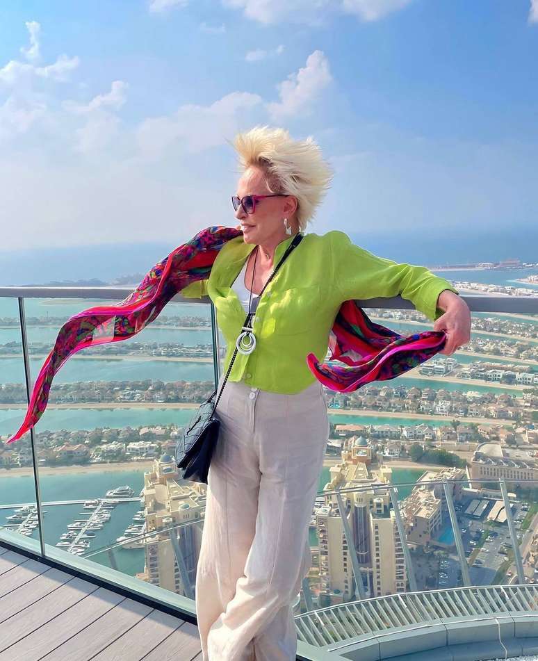 Ana Maria Braga viaja para Dubai com Louro Mané