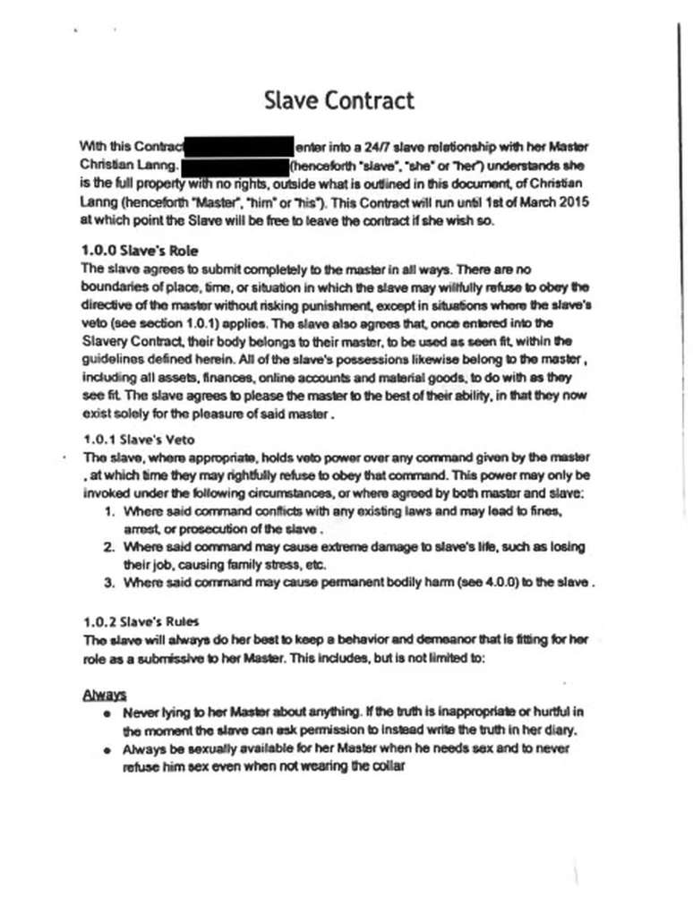 Documento que secretária foi obrigada a assinar tinha regras que permitiam CEO a cometer abusos