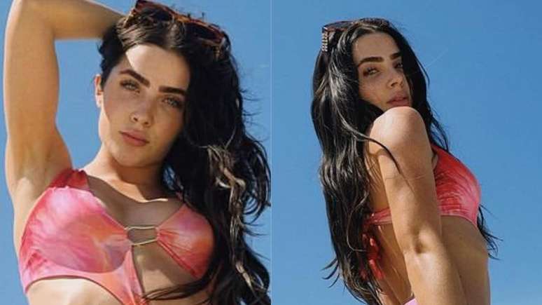 Jade Picon surprises by wearing a low-cut swimsuit on the beach in Rio de Janeiro