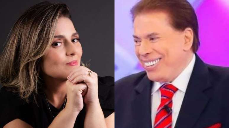 Karla Fonseca e SIlvio Santos
