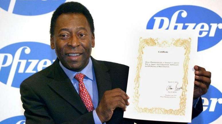 Pelé foi embaixador do Viagra