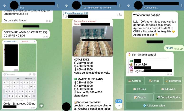 Fraudes no Telegram usam dados de milhões de brasileiros para vender  cartões de crédito, 'gatoflix' e 4G infinito - BBC News Brasil