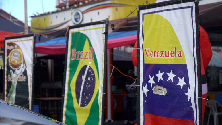 Mercado en Georgetown, capital da Guiana