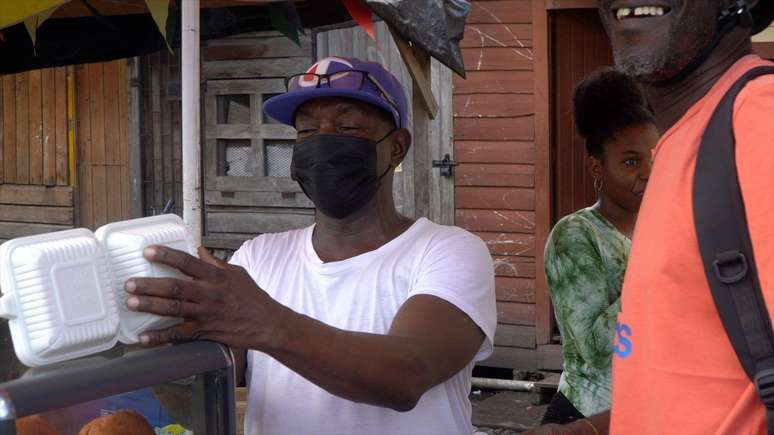 Lincoln Green no Stabroek Market, em Georgetown, capital da Guiana