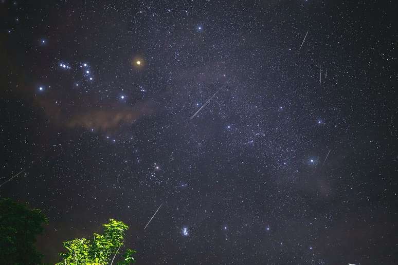 A Gemínidas é a única chuva de meteoros formada por material de um asteroide, e não de um cometa (Imagem: Reprodução/Arman Alcordo Jr./Pexels)