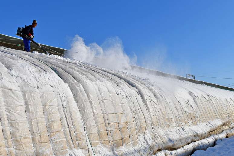 China vive momento com as temperaturas mais baixas de toda a história do país