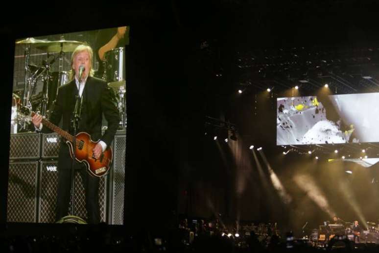 Paul McCartney no último show da turnê 'Got Back' no Brasil em 2023, no Rio de Janeiro, em 16 de dezembro