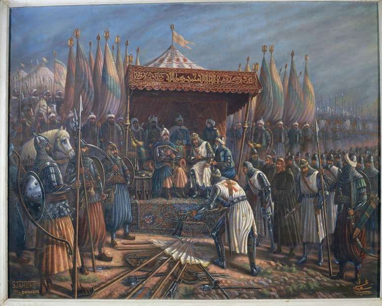 Saladino, o conquistador de Jerusalém, era outro dos objetivos dos fedayin Nizari
