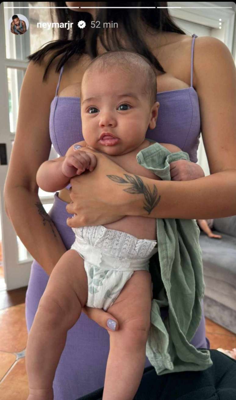 Mavie, filha de Neymar - Reprodução/Instagram