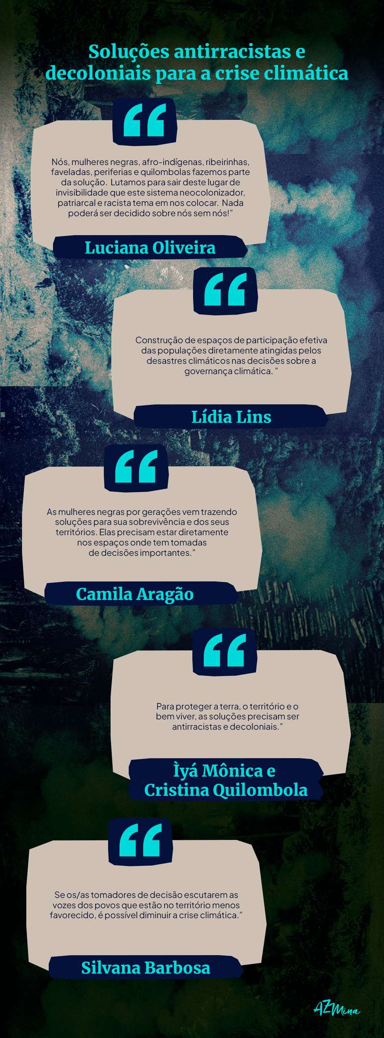 A rede permite que gente preta, pobre, quilombola, indígenas, mulheres e pessoas com deficiência falem sobre a interseccionalidade de suas lutas com a agenda climática