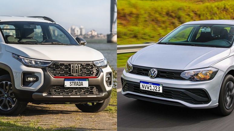 Fiat Strada e Volkswagen Polo: únicos carros com mais de 100 mil vendas no ano