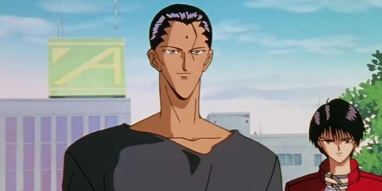 Sensui has powers that go beyond that scary neck (Image: Reproduction/Pierrot) Sensui has powers that go beyond that scary neck (Image: Reproduction/Pierrot)