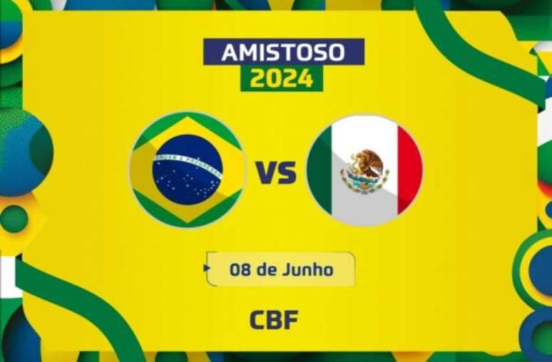 CBF anuncia amistad entre Brasil y México para 2024