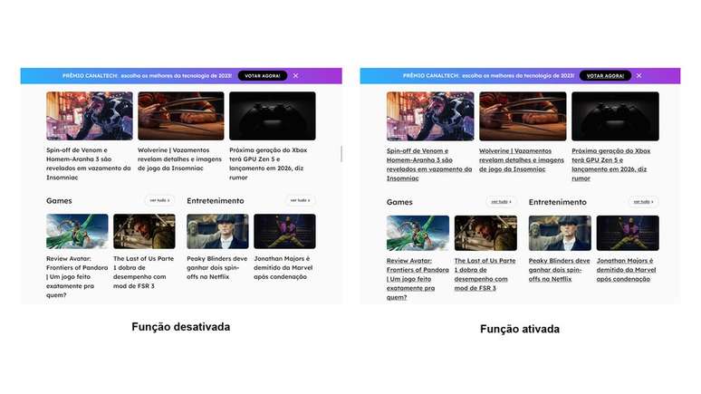 Nova opção do Firefox sublinha todos os links clicáveis de uma página (Imagem: André Magalhães/Canaltech)