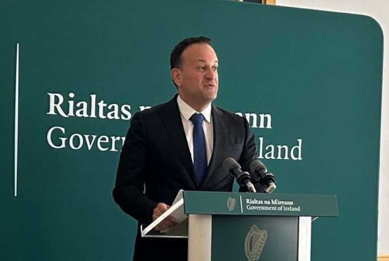 O primeiro-ministro da Irlanda, Leo Varadkar